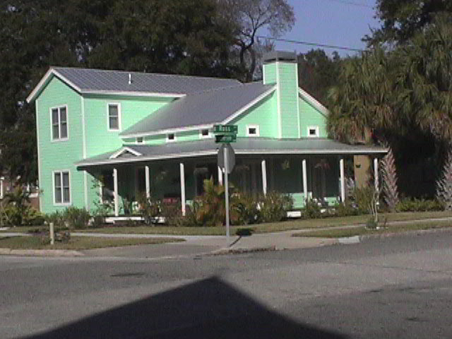 A restored or newly built home in the Tampa Heights Historic District.