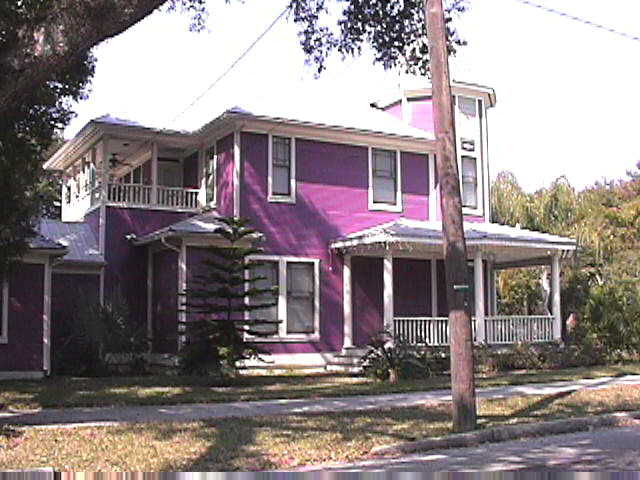 A restored or newly built home in the Tampa Heights Historic District.