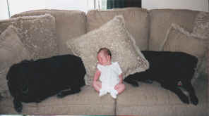 Rebecca’s first year — an original Rinoldo family photograph.