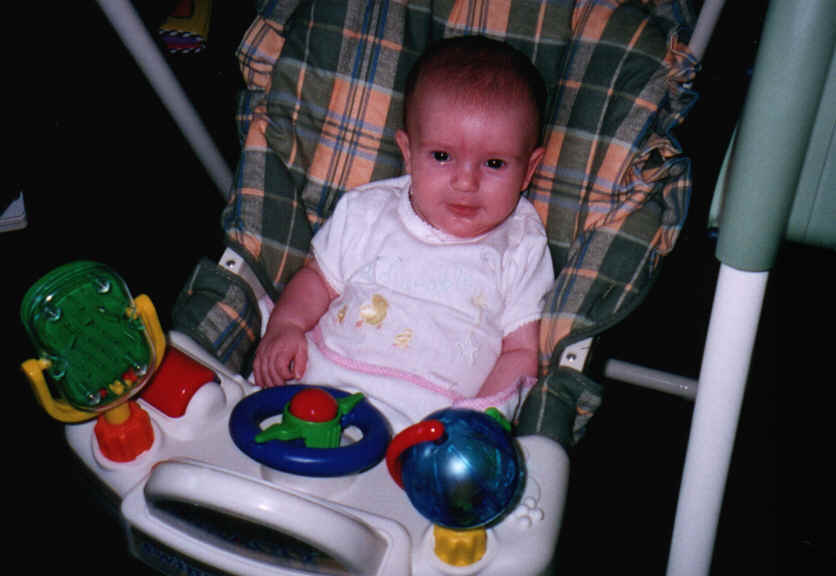 Rebecca’s first year — an original Rinoldo family photograph.