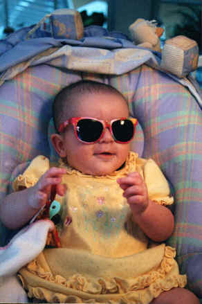 Rebecca’s first year — an original Rinoldo family photograph.
