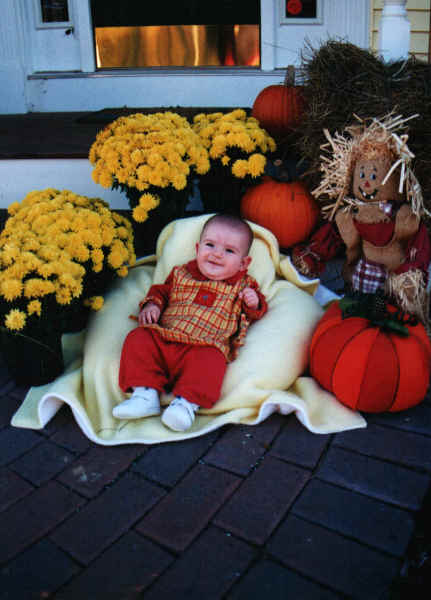 Rebecca’s first year — an original Rinoldo family photograph.