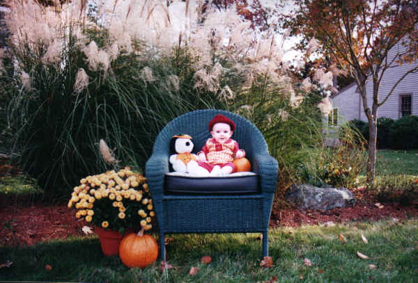 Rebecca’s first year — an original Rinoldo family photograph.