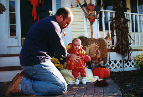 Rebecca’s first year — an original Rinoldo family photograph.