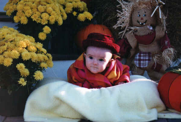 Rebecca’s first year — an original Rinoldo family photograph.