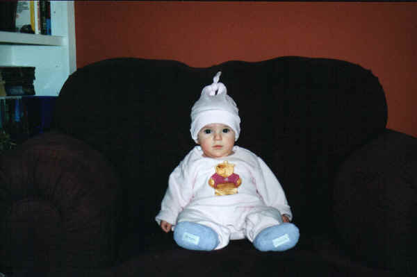 Rebecca’s first year — an original Rinoldo family photograph.