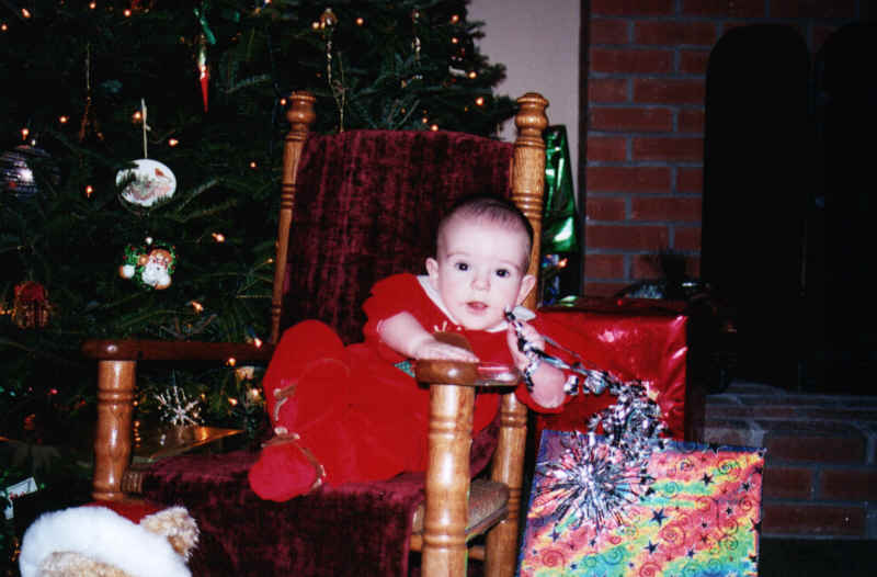 Rebecca’s first year — an original Rinoldo family photograph.