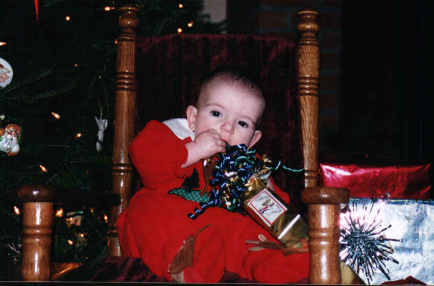 Rebecca’s first year — an original Rinoldo family photograph.