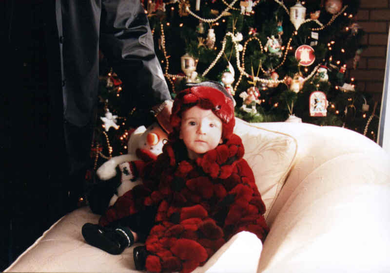 Rebecca’s first year — an original Rinoldo family photograph.