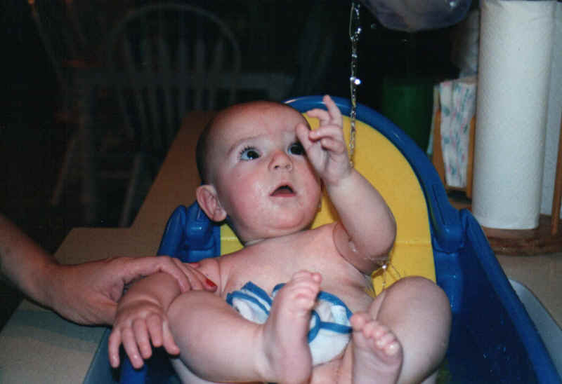 Rebecca’s first year — an original Rinoldo family photograph.