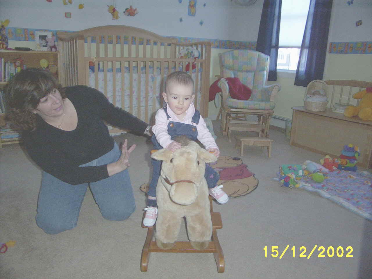 Rebecca’s first year — an original Rinoldo family photograph.