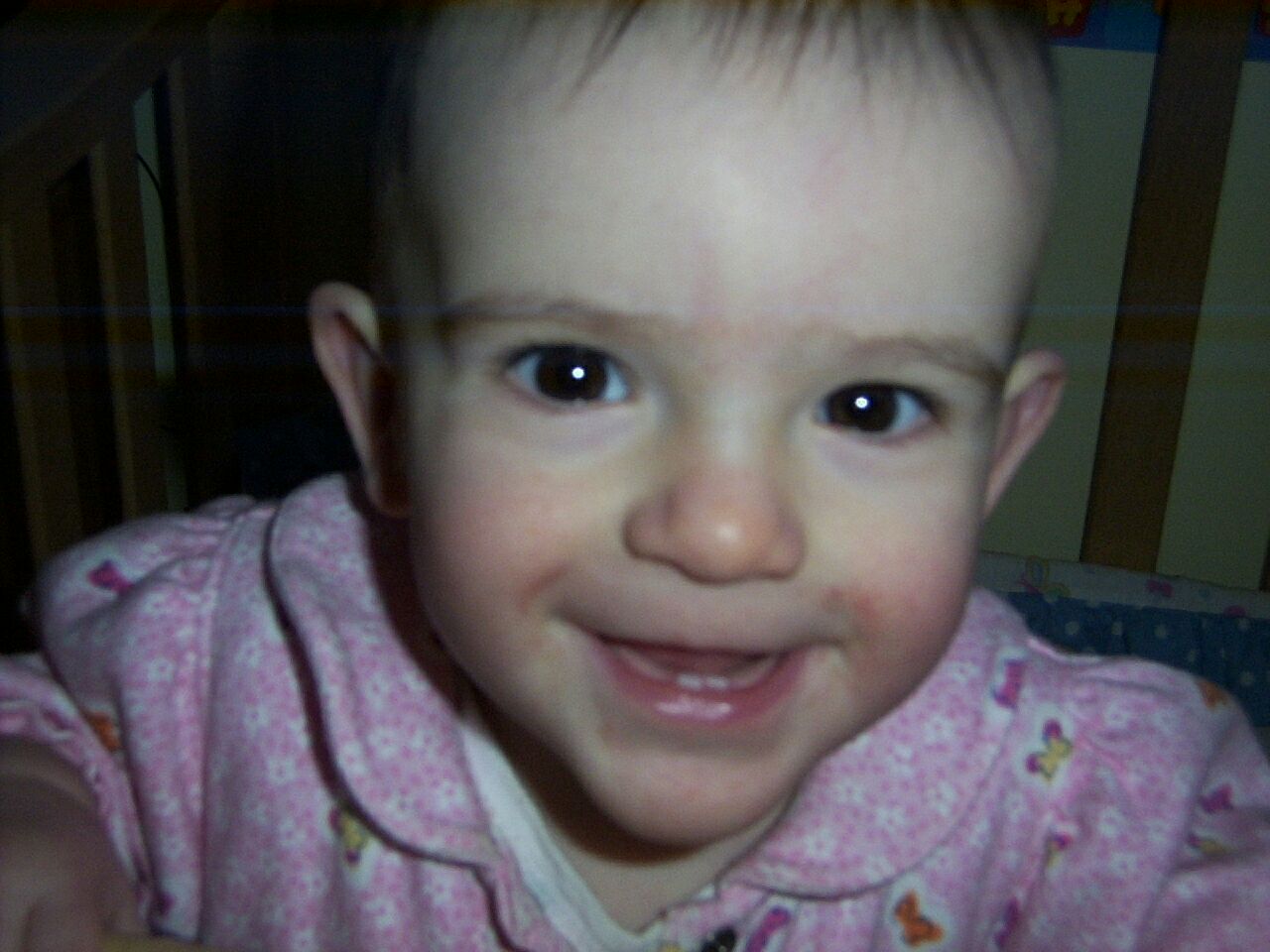 Rebecca’s first year — an original Rinoldo family photograph.