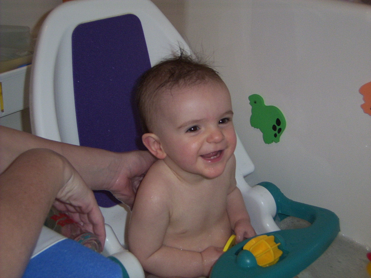 Rebecca’s first year — an original Rinoldo family photograph.