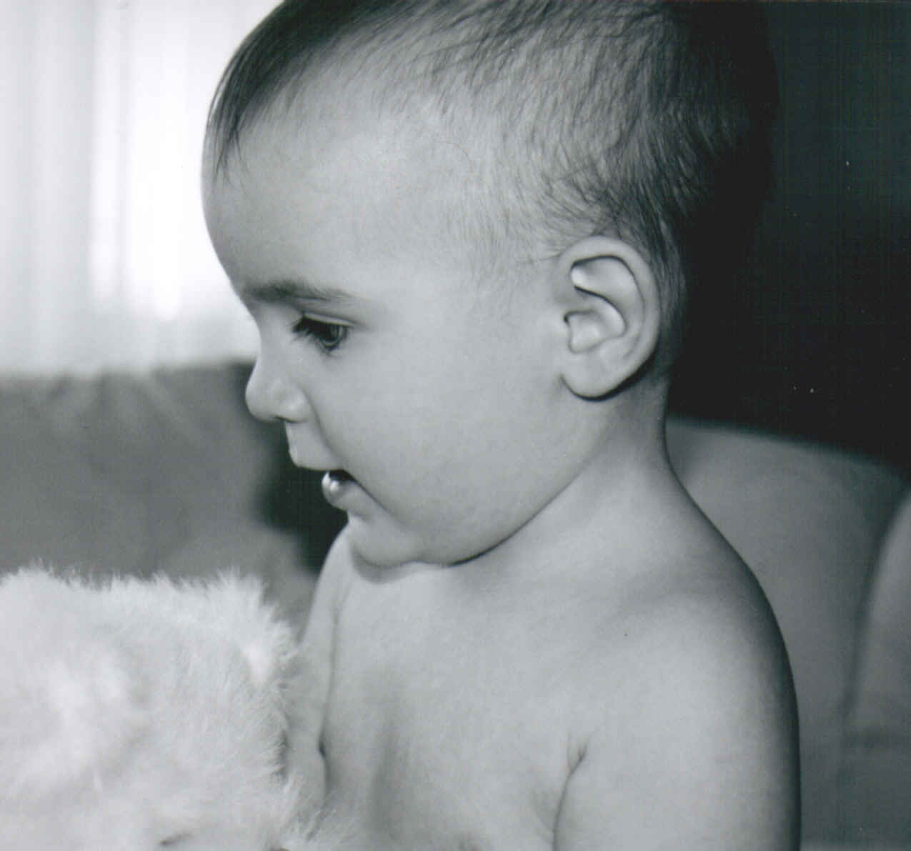 Rebecca’s first year — an original Rinoldo family photograph.