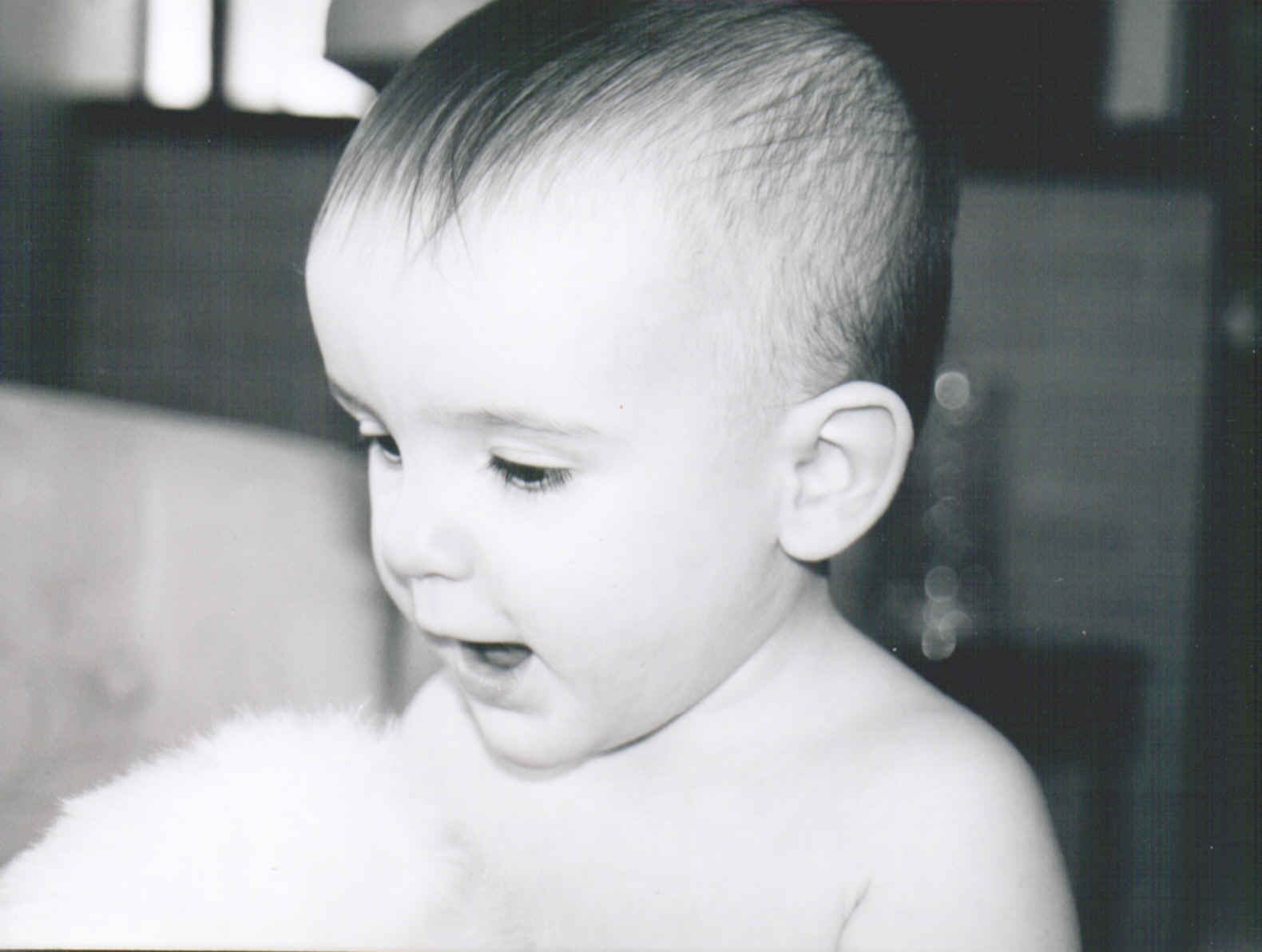 Rebecca’s first year — an original Rinoldo family photograph.