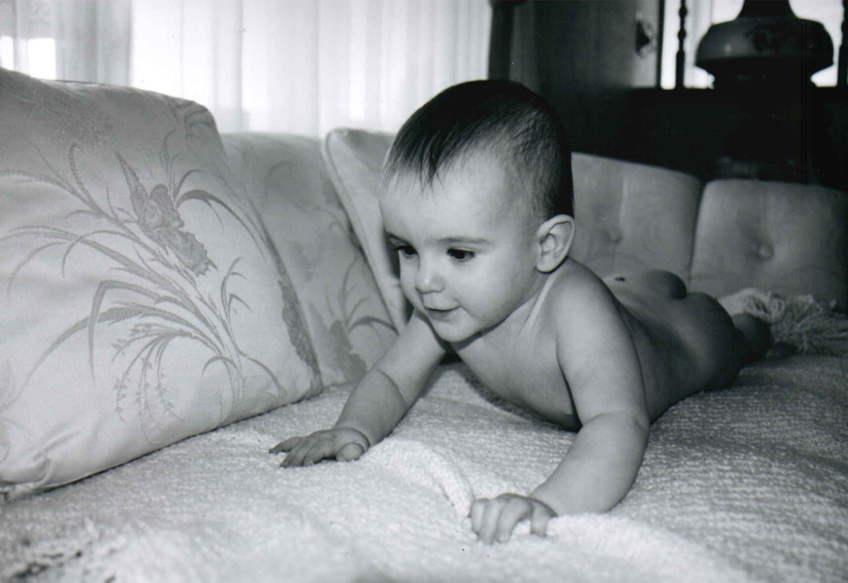 Rebecca’s first year — an original Rinoldo family photograph.