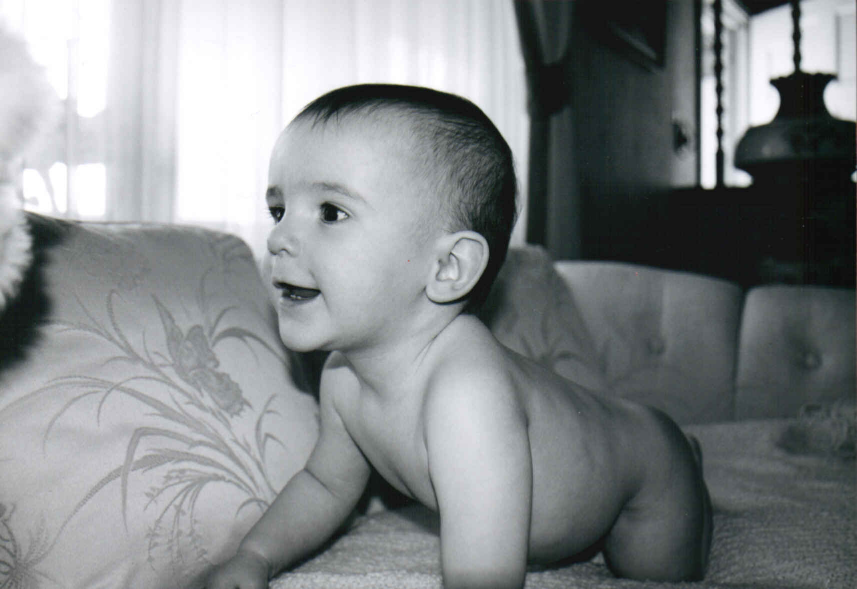 Rebecca’s first year — an original Rinoldo family photograph.
