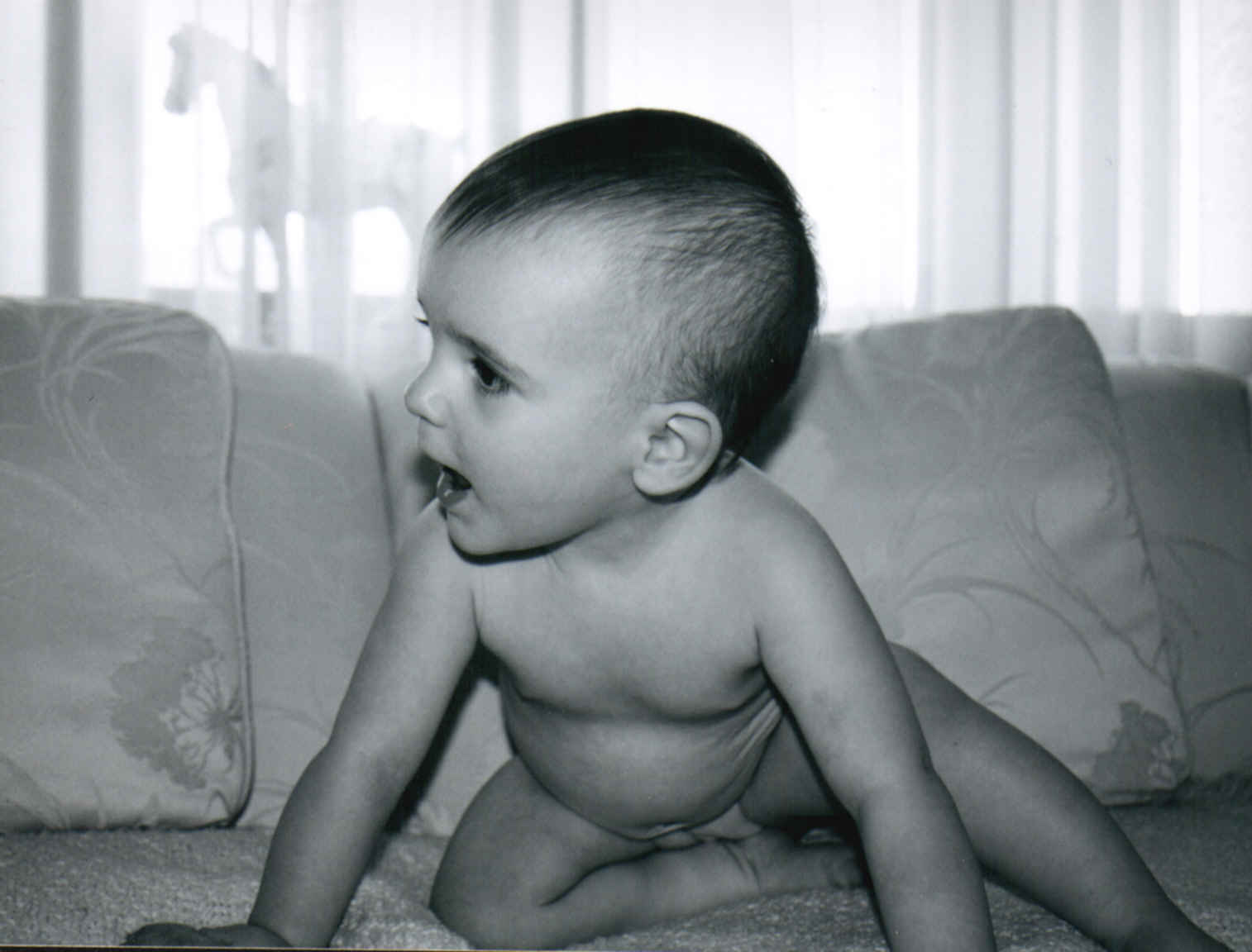 Rebecca’s first year — an original Rinoldo family photograph.