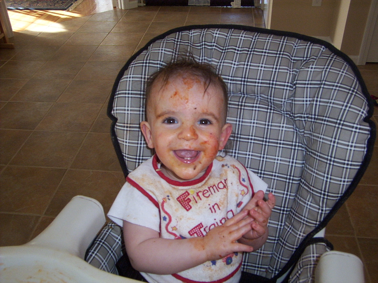 Rebecca’s first year — an original Rinoldo family photograph.