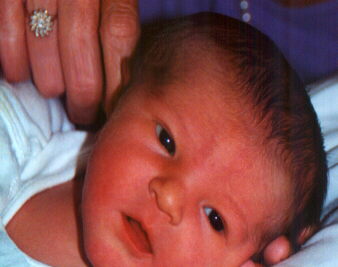Rebecca’s first year — an original Rinoldo family photograph.