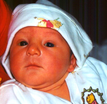 Rebecca’s first year — an original Rinoldo family photograph.