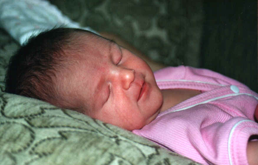 Rebecca’s first year — an original Rinoldo family photograph.
